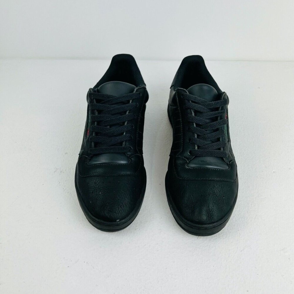 Adidas Calabasas Powerphase Yeezy Black Leather Low Top Tennis Trainers UK 7 - Picture 5 of 9